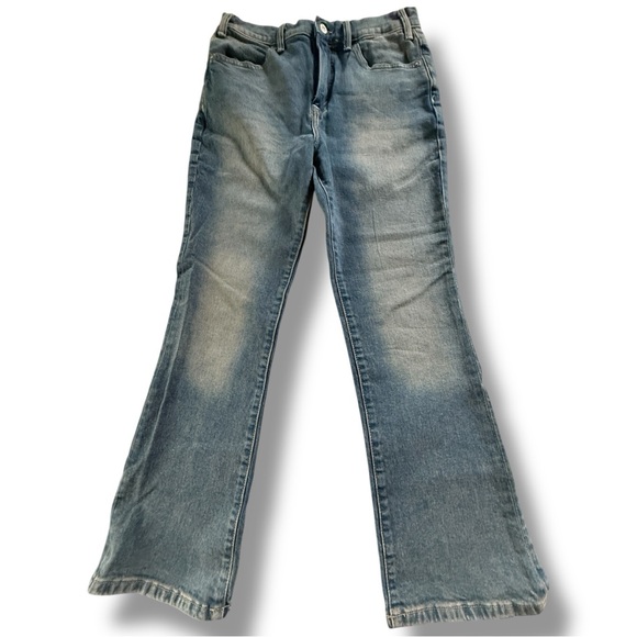 Free People We The Free Low Maintenance Mid Ride Crop Boot Jeans Size 29